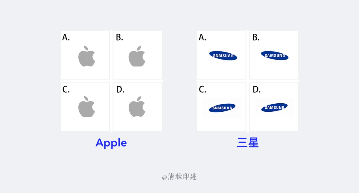 这两个品牌logo哪个才是正确的?